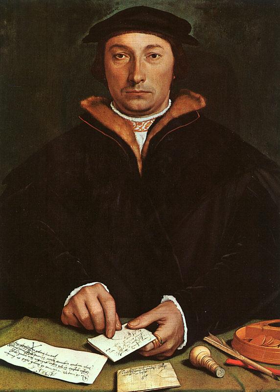 Hans Holbein Portrait of Dirck Tybis Sweden oil painting art